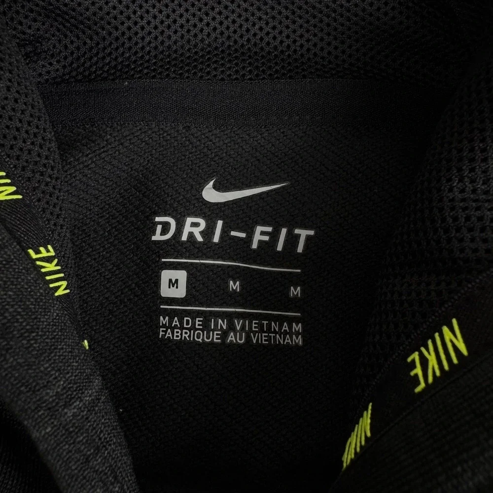 Nike Dri Fit Hoodie Pullover Just Do It Polyester Black Womens Medium M